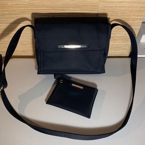Nine West Multi Pocket Black Purse